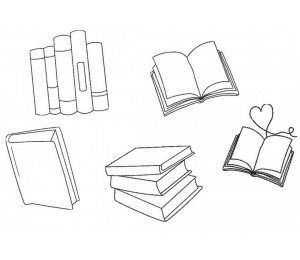 Stickserie - Bücher Doodle